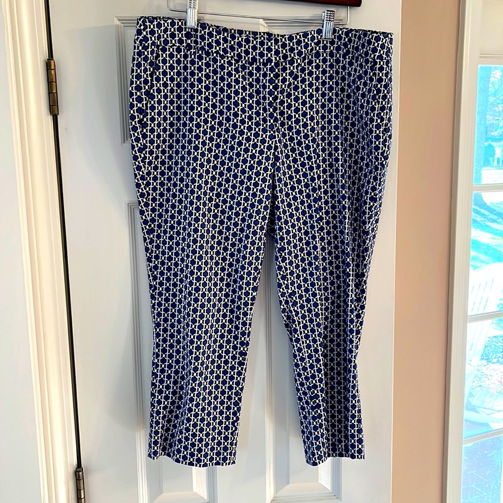 EUC Willi Smith fitted crop capri sz 12